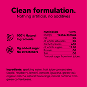 Raspberry Mint Healthy Energy Drink