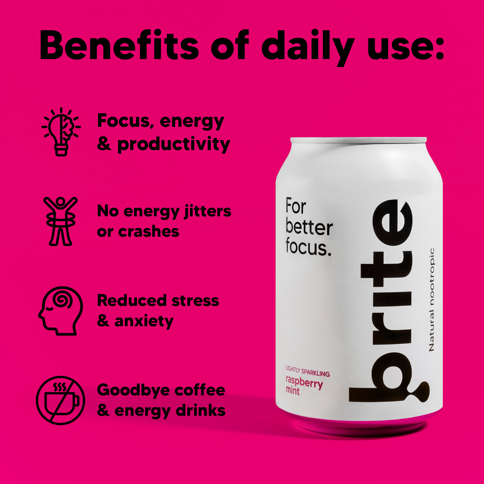 Raspberry Mint Healthy Energy Drink